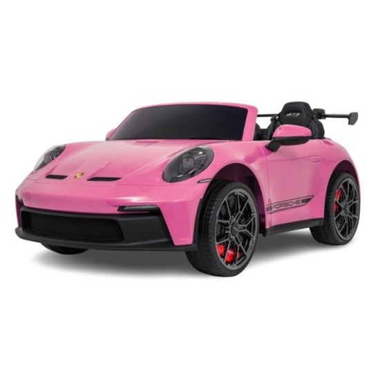 JOKO Elektrické Autíčko Porsche 911 GT 3 4x200W 24V, penové kolesá, kožené sedadlo, Nosnosť 50kg, ružové