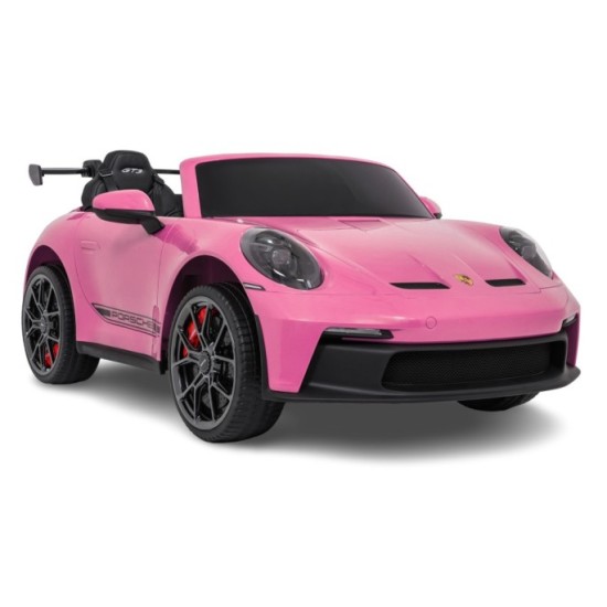 JOKO Elektrické Autíčko Porsche 911 GT 3 4x200W 24V, penové kolesá, kožené sedadlo, Nosnosť 50kg, ružové