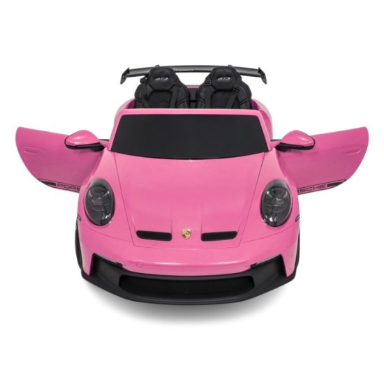 JOKO Elektrické Autíčko Porsche 911 GT 3 4x200W 24V, penové kolesá, kožené sedadlo, Nosnosť 50kg, ružové