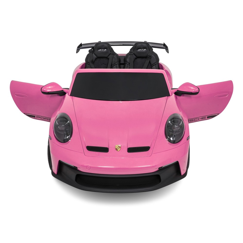 JOKO Elektrické Autíčko Porsche 911 GT 3 4x200W 24V, penové kolesá, kožené sedadlo, Nosnosť 50kg, ružové