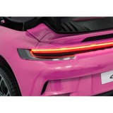 JOKO Elektrické Autíčko Porsche 911 GT 3 4x200W 24V, penové kolesá, kožené sedadlo, Nosnosť 50kg, ružové