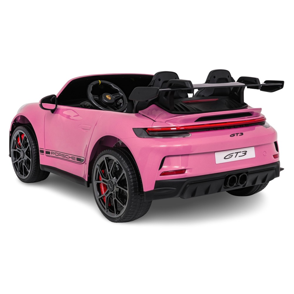 JOKO Elektrické Autíčko Porsche 911 GT 3 4x200W 24V, penové kolesá, kožené sedadlo, Nosnosť 50kg, ružové