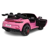JOKO Elektrické Autíčko Porsche 911 GT 3 4x200W 24V, penové kolesá, kožené sedadlo, Nosnosť 50kg, ružové