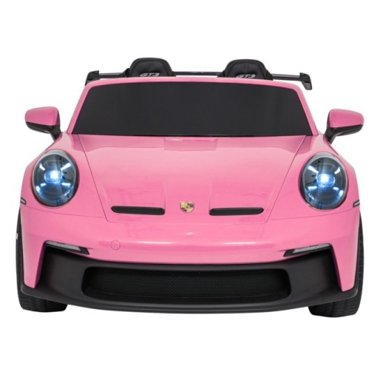 JOKO Elektrické Autíčko Porsche 911 GT 3 4x200W 24V, penové kolesá, kožené sedadlo, Nosnosť 50kg, ružové