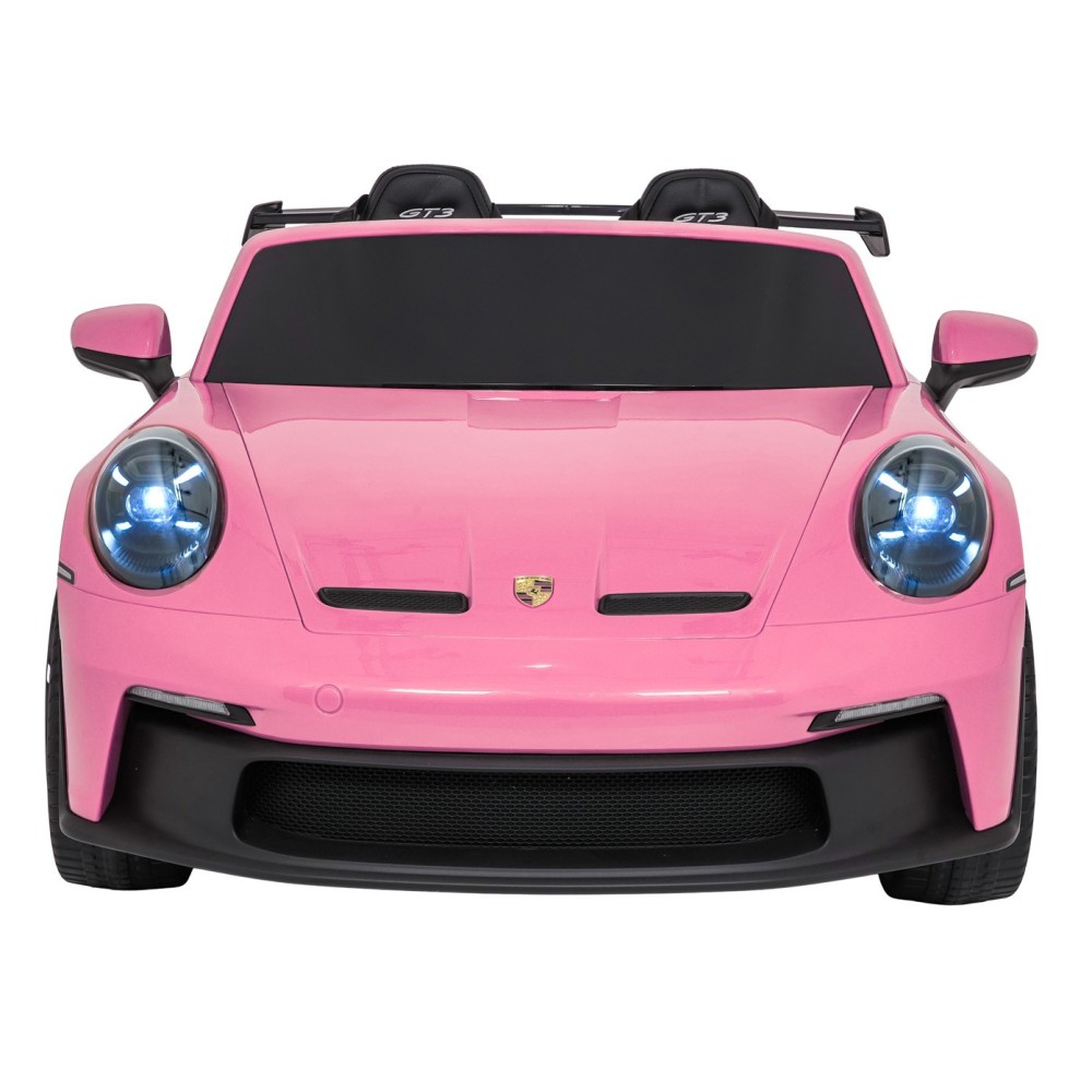 JOKO Elektrické Autíčko Porsche 911 GT 3 4x200W 24V, penové kolesá, kožené sedadlo, Nosnosť 50kg, ružové