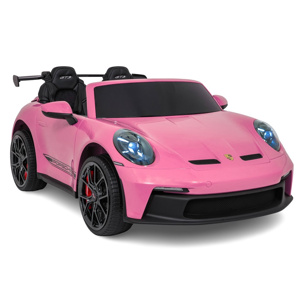 JOKO Elektrické Autíčko Porsche 911 GT 3 4x200W 24V, penové kolesá, kožené sedadlo, Nosnosť 50kg, ružové