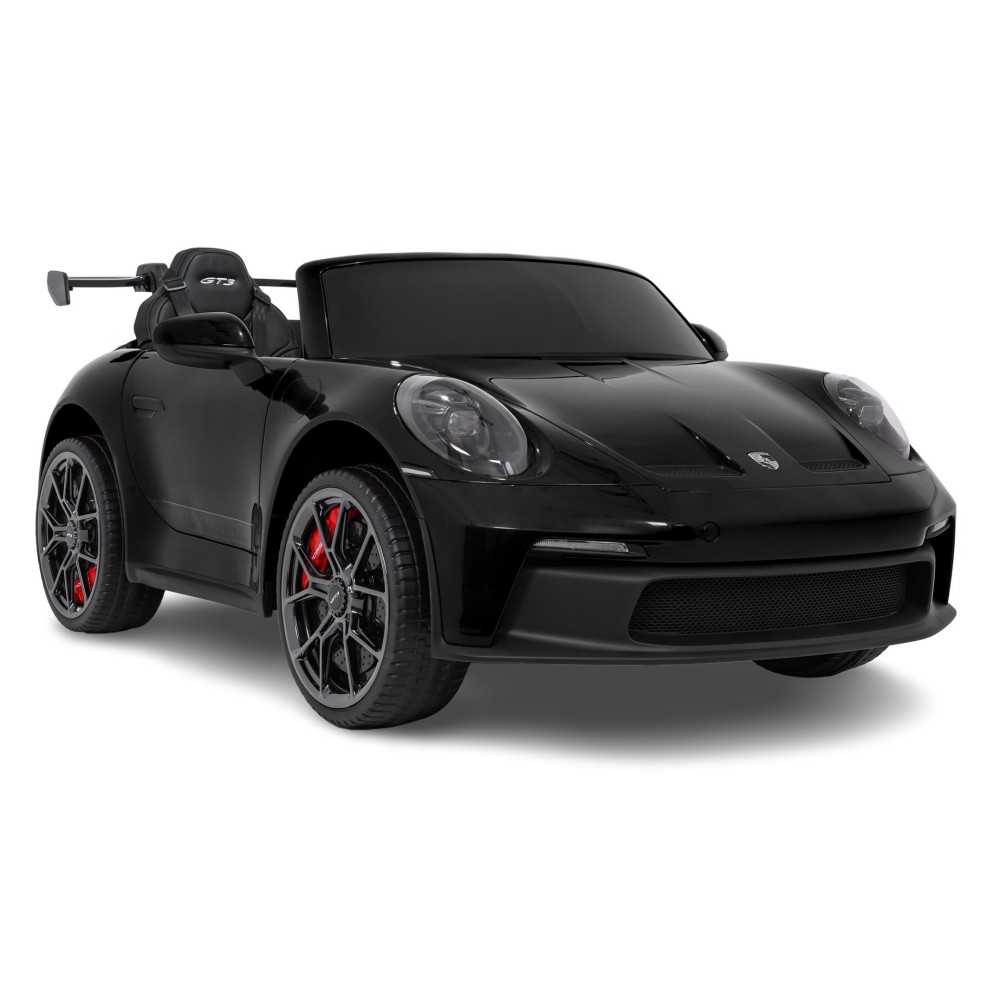 JOKO Elektrické Autíčko Porsche 911 GT 3 4x200W 24V, LCD Dotykový Panel MP4, penové kolesá, kožené sedadlo, Nosnosť 50kg, čierne