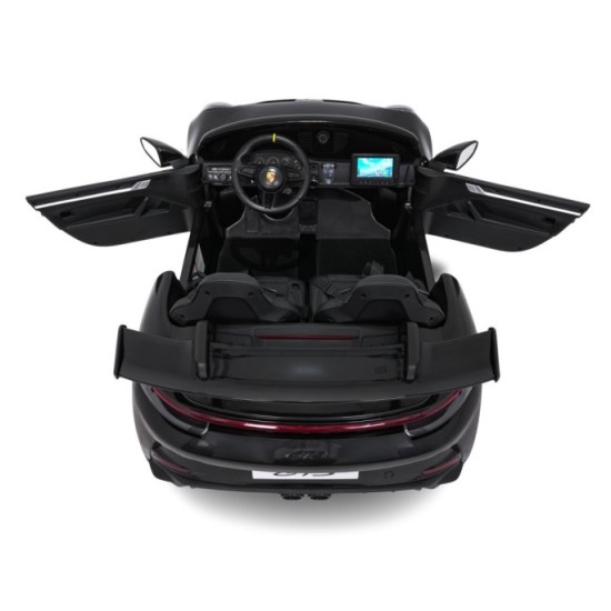 JOKO Elektrické Autíčko Porsche 911 GT 3 4x200W 24V, LCD Dotykový Panel MP4, penové kolesá, kožené sedadlo, Nosnosť 50kg, čierne