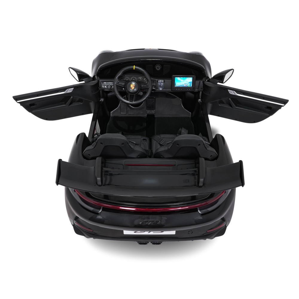 JOKO Elektrické Autíčko Porsche 911 GT 3 4x200W 24V, LCD Dotykový Panel MP4, penové kolesá, kožené sedadlo, Nosnosť 50kg, čierne