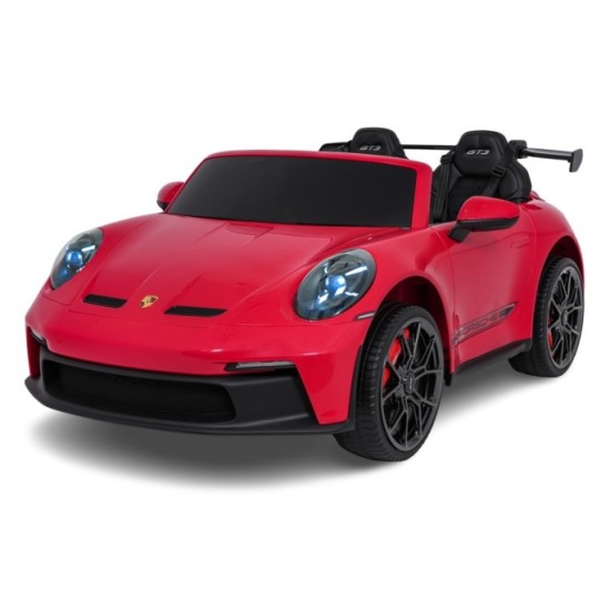 JOKO Elektrické Autíčko Porsche 911 GT 3 4x200W 24V, LCD Dotykový Panel MP4, penové kolesá, kožené sedadlo, Nosnosť 50kg, červen