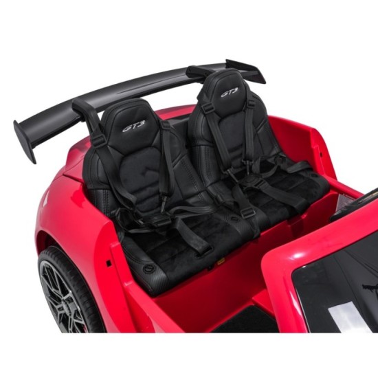 JOKO Elektrické Autíčko Porsche 911 GT 3 4x200W 24V, LCD Dotykový Panel MP4, penové kolesá, kožené sedadlo, Nosnosť 50kg, červen