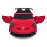 JOKO Elektrické Autíčko Porsche 911 GT 3 4x200W 24V, LCD Dotykový Panel MP4, penové kolesá, kožené sedadlo, Nosnosť 50kg, červen
