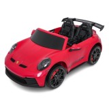 JOKO Elektrické Autíčko Porsche 911 GT 3 4x200W 24V, LCD Dotykový Panel MP4, penové kolesá, kožené sedadlo, Nosnosť 50kg, červen