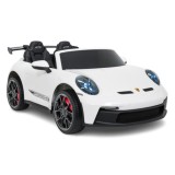 JOKO Elektrické Autíčko Porsche 911 GT 3 4x200W 24V, LCD Dotykový Panel MP4, penové kolesá, kožené sedadlo, Nosnosť 50kg, biele