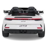 JOKO Elektrické Autíčko Porsche 911 GT 3 4x200W 24V, LCD Dotykový Panel MP4, penové kolesá, kožené sedadlo, Nosnosť 50kg, biele