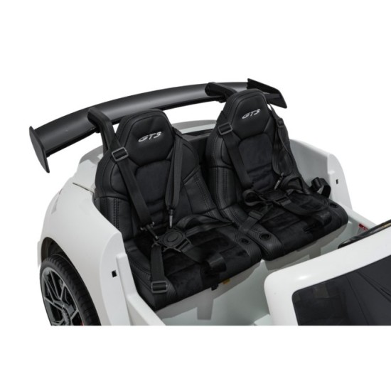 JOKO Elektrické Autíčko Porsche 911 GT 3 4x200W 24V, LCD Dotykový Panel MP4, penové kolesá, kožené sedadlo, Nosnosť 50kg, biele