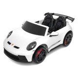 JOKO Elektrické Autíčko Porsche 911 GT 3 4x200W 24V, LCD Dotykový Panel MP4, penové kolesá, kožené sedadlo, Nosnosť 50kg, biele