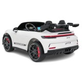 JOKO Elektrické Autíčko Porsche 911 GT 3 4x200W 24V, LCD Dotykový Panel MP4, penové kolesá, kožené sedadlo, Nosnosť 50kg, biele