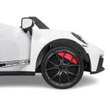 JOKO Elektrické Autíčko Porsche 911 GT 3 4x200W 24V, LCD Dotykový Panel MP4, penové kolesá, kožené sedadlo, Nosnosť 50kg, biele