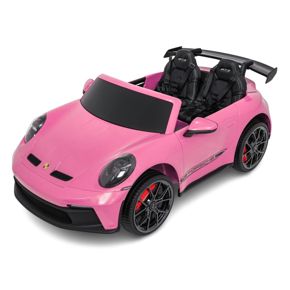 JOKO Elektrické Autíčko Porsche 911 GT 3 4x200W 24V, LCD Dotykový Panel MP4, penové kolesá, kožené sedadlo, Nosnosť 50kg, ružové