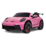 JOKO Elektrické Autíčko Porsche 911 GT 3 4x200W 24V, LCD Dotykový Panel MP4, penové kolesá, kožené sedadlo, Nosnosť 50kg, ružové