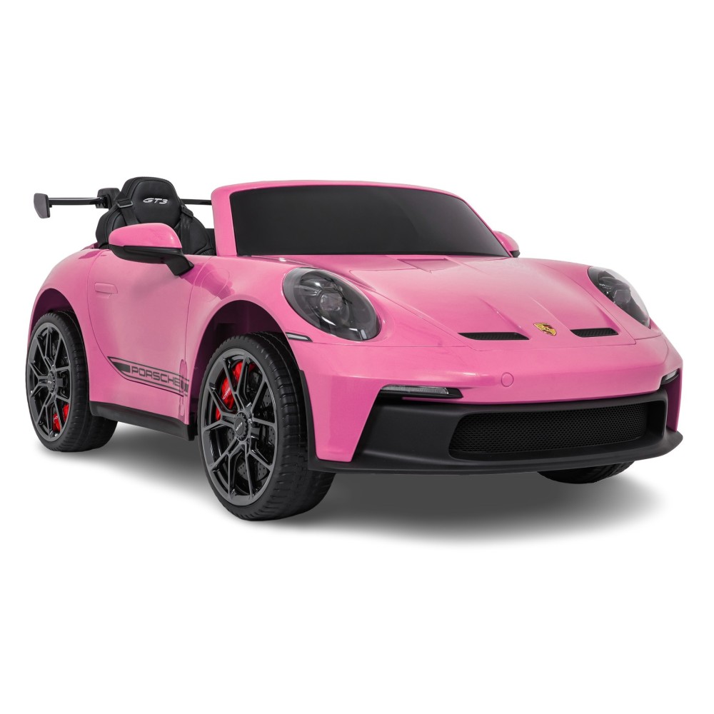 JOKO Elektrické Autíčko Porsche 911 GT 3 4x200W 24V, LCD Dotykový Panel MP4, penové kolesá, kožené sedadlo, Nosnosť 50kg, ružové