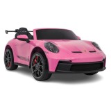 JOKO Elektrické Autíčko Porsche 911 GT 3 4x200W 24V, LCD Dotykový Panel MP4, penové kolesá, kožené sedadlo, Nosnosť 50kg, ružové