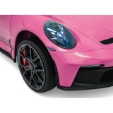 JOKO Elektrické Autíčko Porsche 911 GT 3 4x200W 24V, LCD Dotykový Panel MP4, penové kolesá, kožené sedadlo, Nosnosť 50kg, ružové