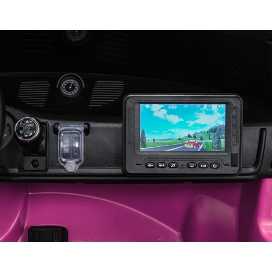 JOKO Elektrické Autíčko Porsche 911 GT 3 4x200W 24V, LCD Dotykový Panel MP4, penové kolesá, kožené sedadlo, Nosnosť 50kg, ružové