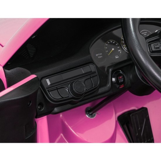 JOKO Elektrické Autíčko Porsche 911 GT 3 4x200W 24V, LCD Dotykový Panel MP4, penové kolesá, kožené sedadlo, Nosnosť 50kg, ružové