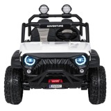 JOKO Elektrické autíčko PASSION 4x4 Off-Road, 4x200W, Dvojmiestne Kožené sedadlo, Penové kolesá, Nosnosť 60kg, biele