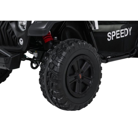 JOKO Elektrické autíčko PASSION 4x4 Off-Road, 4x200W, Dvojmiestne Kožené sedadlo, Penové kolesá, Nosnosť 60kg, biele