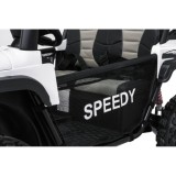 JOKO Elektrické autíčko PASSION 4x4 Off-Road, 4x200W, Dvojmiestne Kožené sedadlo, Penové kolesá, Nosnosť 60kg, biele