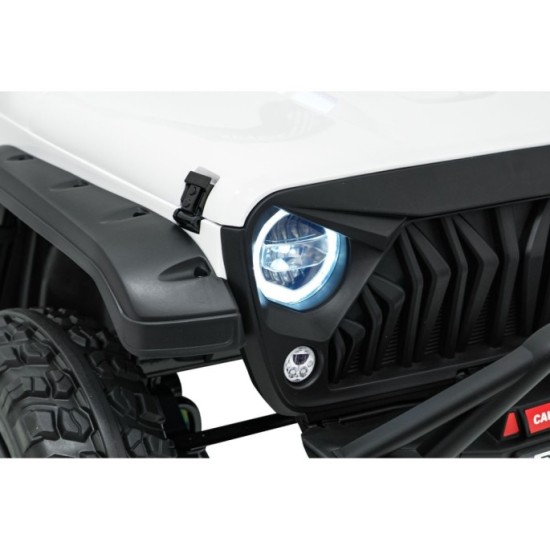 JOKO Elektrické autíčko PASSION 4x4 Off-Road, 4x200W, Dvojmiestne Kožené sedadlo, Penové kolesá, Nosnosť 60kg, biele