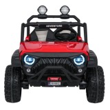 JOKO Elektrické autíčko PASSION 4x4 Off-Road, 4x200W, Dvojmiestne Kožené sedadlo, Penové kolesá, Nosnosť 60kg, červené
