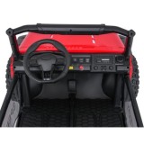 JOKO Elektrické autíčko PASSION 4x4 Off-Road, 4x200W, Dvojmiestne Kožené sedadlo, Penové kolesá, Nosnosť 60kg, červené