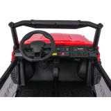 JOKO Elektrické autíčko PASSION 4x4 Off-Road, 4x200W, Dvojmiestne Kožené sedadlo, Penové kolesá, Nosnosť 60kg, červené