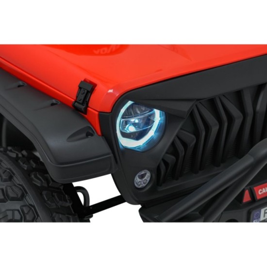 JOKO Elektrické autíčko PASSION 4x4 Off-Road, 4x200W, Dvojmiestne Kožené sedadlo, Penové kolesá, Nosnosť 60kg, červené