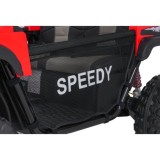 JOKO Elektrické autíčko PASSION 4x4 Off-Road, 4x200W, Dvojmiestne Kožené sedadlo, Penové kolesá, Nosnosť 60kg, červené