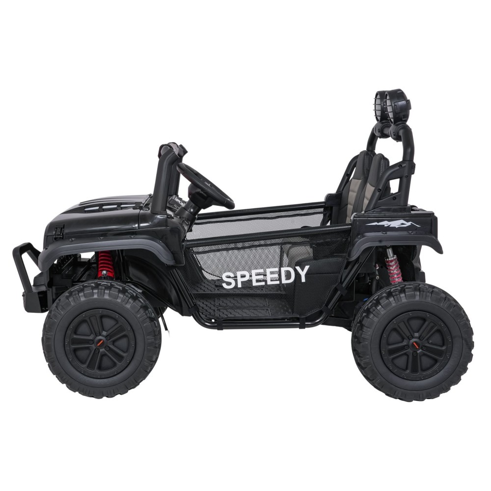 JOKO Elektrické autíčko PASSION 4x4 Off-Road, 4x200W, Dvojmiestne Kožené sedadlo, Penové kolesá, Nosnosť 60kg, čierne