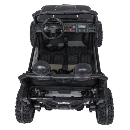JOKO Elektrické autíčko PASSION 4x4 Off-Road, 4x200W, Dvojmiestne Kožené sedadlo, Penové kolesá, Nosnosť 60kg, čierne