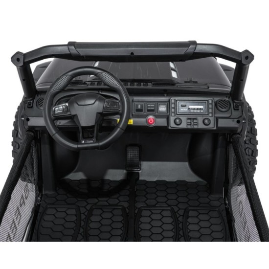 JOKO Elektrické autíčko PASSION 4x4 Off-Road, 4x200W, Dvojmiestne Kožené sedadlo, Penové kolesá, Nosnosť 60kg, čierne