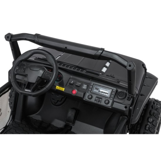 JOKO Elektrické autíčko PASSION 4x4 Off-Road, 4x200W, Dvojmiestne Kožené sedadlo, Penové kolesá, Nosnosť 60kg, čierne
