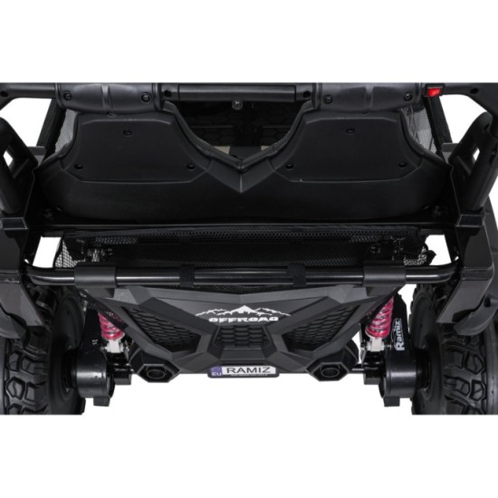 JOKO Elektrické autíčko PASSION 4x4 Off-Road, 4x200W, Dvojmiestne Kožené sedadlo, Penové kolesá, Nosnosť 60kg, čierne