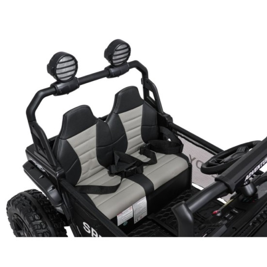 JOKO Elektrické autíčko PASSION 4x4 Off-Road, 4x200W, Dvojmiestne Kožené sedadlo, Penové kolesá, Nosnosť 60kg, čierne