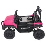 JOKO Elektrické autíčko PASSION 4x4 Off-Road, 4x200W, Dvojmiestne Kožené sedadlo, Penové kolesá, Nosnosť 60kg, ružové