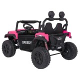 JOKO Elektrické autíčko PASSION 4x4 Off-Road, 4x200W, Dvojmiestne Kožené sedadlo, Penové kolesá, Nosnosť 60kg, ružové