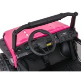 JOKO Elektrické autíčko PASSION 4x4 Off-Road, 4x200W, Dvojmiestne Kožené sedadlo, Penové kolesá, Nosnosť 60kg, ružové