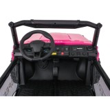 JOKO Elektrické autíčko PASSION 4x4 Off-Road, 4x200W, Dvojmiestne Kožené sedadlo, Penové kolesá, Nosnosť 60kg, ružové