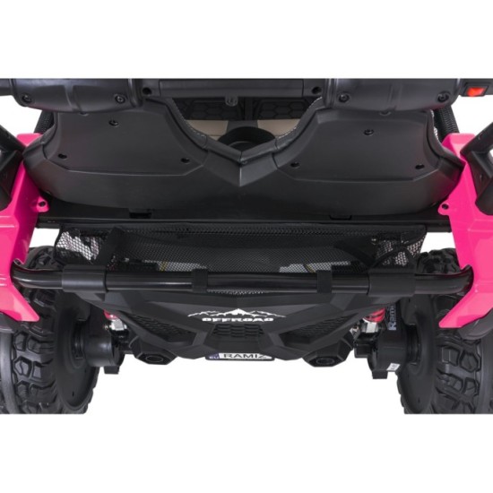 JOKO Elektrické autíčko PASSION 4x4 Off-Road, 4x200W, Dvojmiestne Kožené sedadlo, Penové kolesá, Nosnosť 60kg, ružové